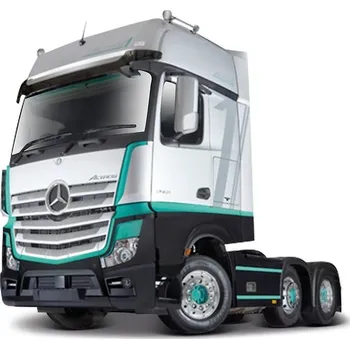 autíčko Bburago Bburago Mercedes-Benz Actros Gigaspace stříbrný