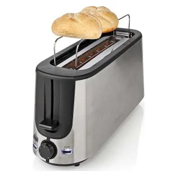 Topinkovač Topinkovač | Řada Nerez | 1 Slot | Úrovně zhnědnutí: 6 | Funkce rozmrazování | Stojan | Hliník