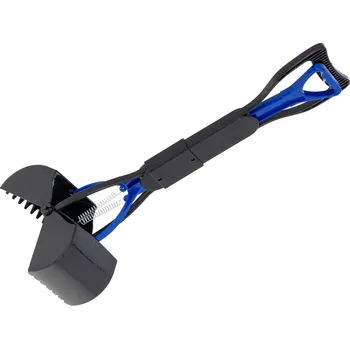 toaleta pro psa Recenze Lopatka na exkrementy černá/modrá 13,5 x 60 cm