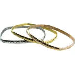 Doria Náramky z chirurgické oceli TRIO HEART (set 3ks)