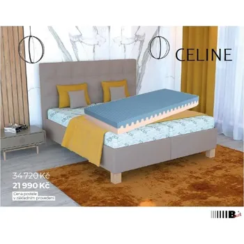 Postel Postel čalouněná CELINE 160, 180 | Pohoda - matrace MADONA