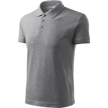 Pánská košile MALFINI Polokošile RESERVE MAN 200g, různé barvy Velikost XXL tmavě šedý melír