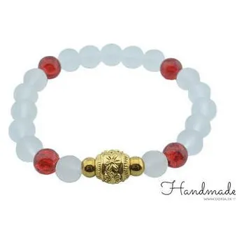 Náramek Doria Náramek z korálků matný / zlatý H013