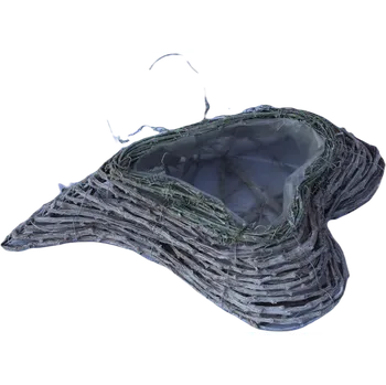 Srdce proutí mix 23 x 35 x 7 cm