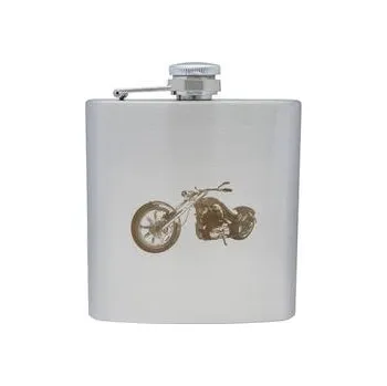 Placatka Nerezová placatka PLM017 s motivem MOTORKY