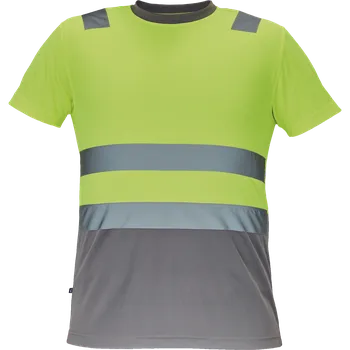 pracovní tričko Cerva MONZON HV Pánské tričko žluté / šedé 2XL 0304013994005