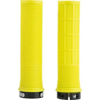 grip Gripy DRIVER MTB LOCK-ON se šroubovacími objímkami, OXFORD (žlutá fluo, délka 130 mm, 1 pár)