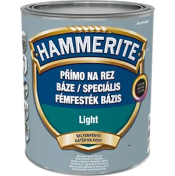 barva na kov Hammerite Přímo na rez Light 4,5 l bílá