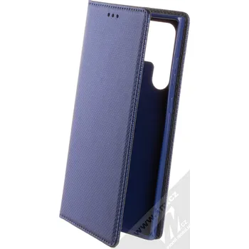 Pouzdro na mobilní telefon 1Mcz Magnet Book Color flipové pouzdro pro Samsung Galaxy S22 Ultra 5G tmavě modrá (dark blue)