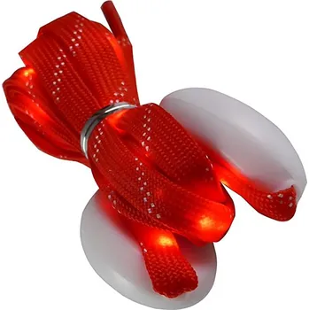 Tkaničky do bot LED svítící tkaničky do bot, jeden pár - Červené, 120 cm