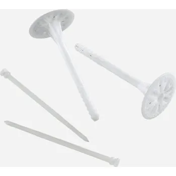 Talířová hmoždinka LTX 10 WKRET-MET s nylonovým trnem, délka 180 mm