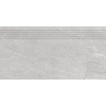 Dlažba Tioga TG12 stopnica natura - schodovka 29,7x59,7 šedá matná 159329