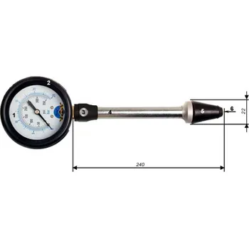 Nářadí pro automobil Nářadí Kryštof kompresmetr přítlačný pro benzínové motory - 003-DN1