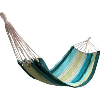 Houpací síť Houpací síť bez výztuhy 200x80 cm, Zelená 120 kg