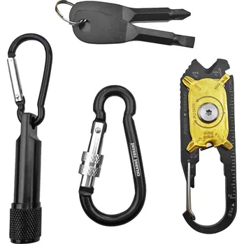 Sada nářadí CHZ Multifunkční karabina "MULTITOOL MIX" černá