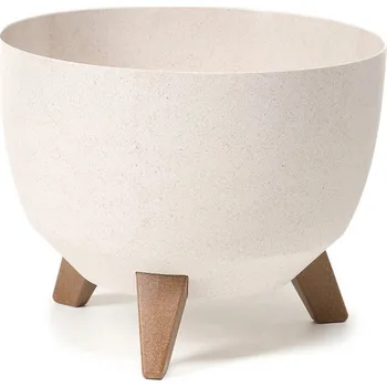 Květináč Nohel Garden Roma Eco Wood 4v1 47 cm bílá