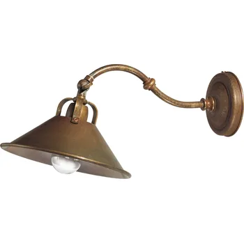 Nástěnné svítidlo Il Fanale 204.04.OO Cascina, nástěnné svítidlo z mosazi, 1x10W E14, výška 16cm