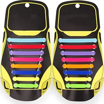 Tkaničky do bot Silikonové tkaničky do bot 16 kusů - Barevné