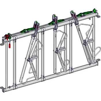 Žlabová zábrana pro skot Safety, 3 místa/2m
