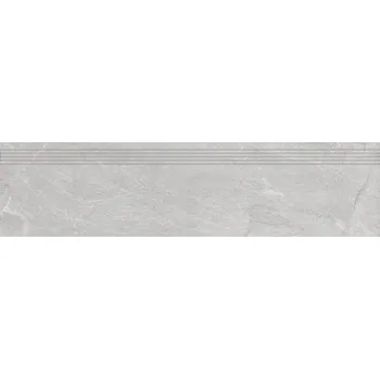 Dlažba Tioga TG12 stopnica lappato - schodovka 29,7x119,7 šedá lappovaná 159332