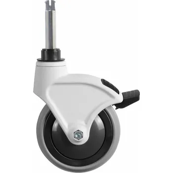 Pojezdové kolečko Protihlukové kolečko 125 mm s brzdou k MagicArt - bílé