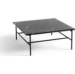 HAY Konferenční stolek Rebar 80 cm, soft black/marble