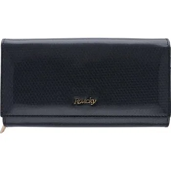 Peněženka Dámská kožená peněženka černá ROVICKY U142