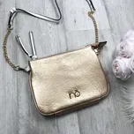 Oboustranná crossbody kabelka NOBO zlatá a bílá