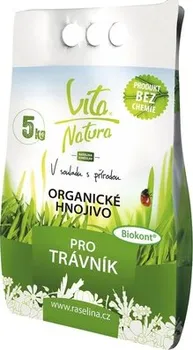Hnojivo Rašelina Soběslav Vita Natura organické hnojivo pro trávník 5 kg