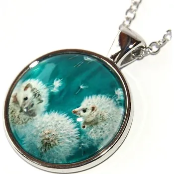 Řetízek Řetízek Fashion Jewerly - Amulet Pampeliška a Ježek, Splněná přání, Sfoukni si pampeliškové ježečky ;* 3171