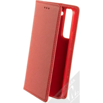 Pouzdro na mobilní telefon 1Mcz Magnet Book Color flipové pouzdro pro Samsung Galaxy S22 5G červená (red)