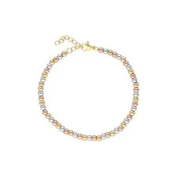 Náramek Doria Náramek z korálků z oceli v trojbarevný B429