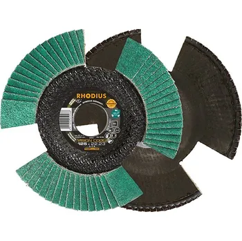 Brusný kotouč Rhodius kotouč lamelový Vision cool, 125 x 22,2 mm, zrnitost 80, zirkon - 053-207079
