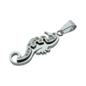 Přívěsek Doria Přívěsek stříbrný z oceli mořský koník F160