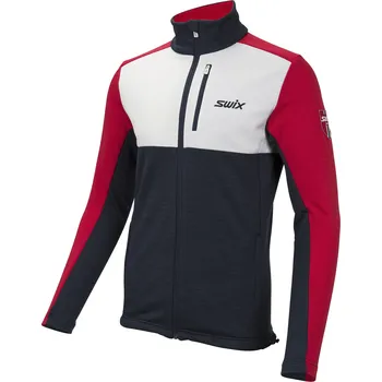 Pánská mikina SWIX mikina Infinity, pánská, červená/bílá/modrá| L