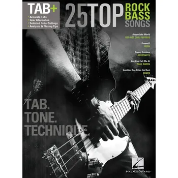 25 Top Rock Bass Songs - Tab. Tone. Technique. - noty pro basu 979656