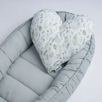 Dekorativní polštářek Tulimese Polštářek srdce svěží kapradiny