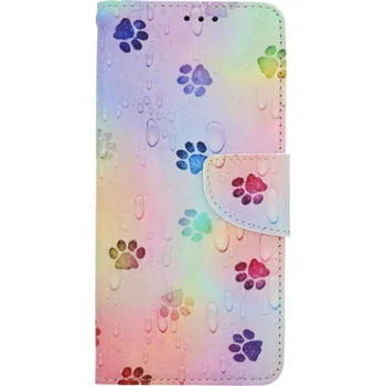 Pouzdro na mobilní telefon Pouzdro Xiaomi Poco M4 Pro 5G knížkové Tlapky (kryt neboli obal na Xiaomi Poco M4 Pro 5G)