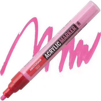AMSTERDAM Acrylic Marker 4mm, 385 quinacridone rose light