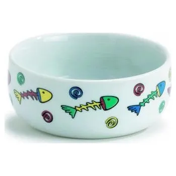 Beeztees Miska s dekorací porcelánová 11cm