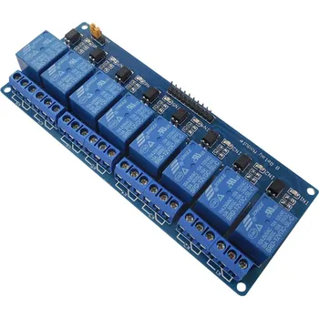 Vývojová deska Relé modul 8 kanálů 12V DC s optočlenem