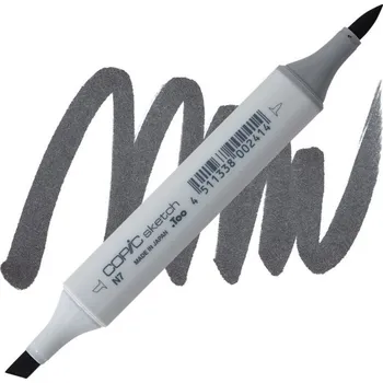 Lihová fixa COPIC Sketch oboustranná Brush & Chisel, N7 Neutral gray 7