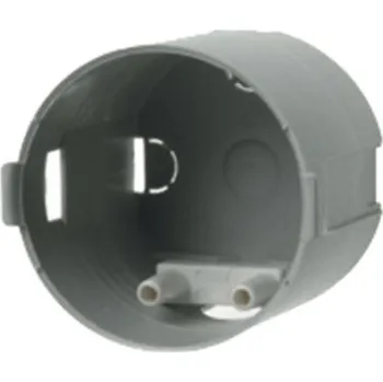 Elektrická zásuvka Berker Zástavbová krabička Integro Ø 45mm / hloubka 35,5mm