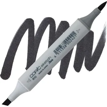 Lihová fixa COPIC Sketch oboustranná Brush & Chisel, N10 Neutral gray 10