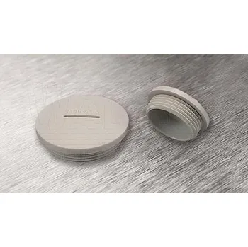 elektrický kabel wpr2791 šroubová záslepka M25, šedá RAL 7035 WAPRO MZ-25