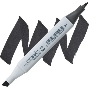 Lihová fixa COPIC Classic oboustranná Fine & Chisel, 110 Special black