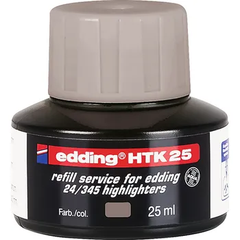 Náplň do psacích potřeb Inkoust EDDING HTK 25 do zvýrazňovačů, šedý