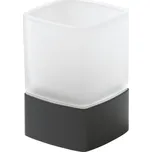 GEDY LOUNGE držák kartáčků na postavení, černá mat (549814)