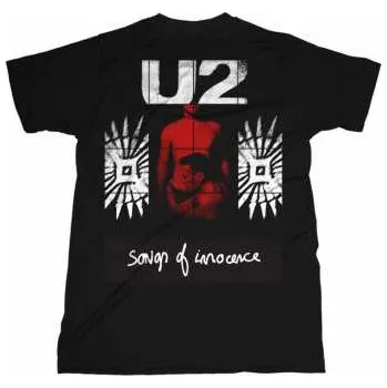 Pánská móda Merch U2: Tričko Songs Of Innocence Red Shade S 2016