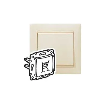 Elektrická zásuvka VA BÉŽ. ZÁSUVKA 1XRJ11 LEGRAND 774338